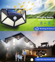 100 Solar Charging LED Sensor Light